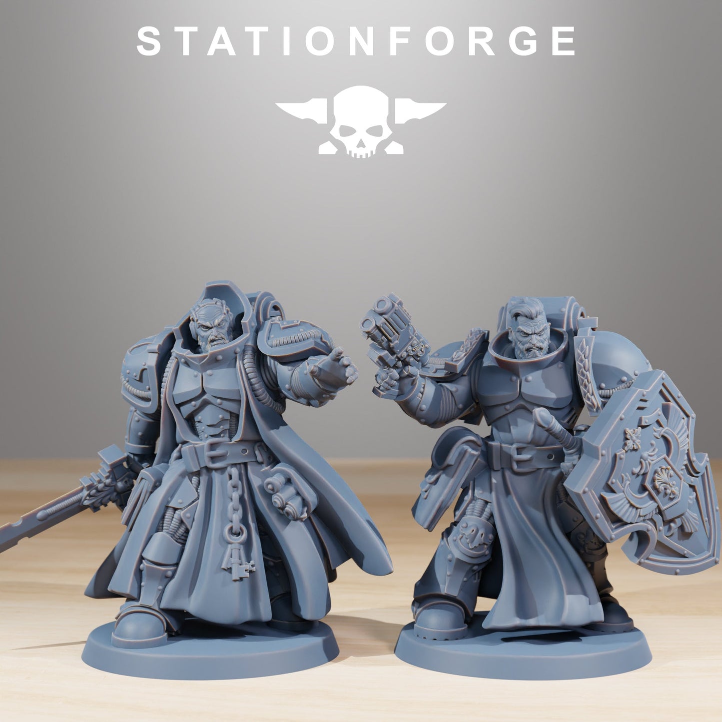 3D Printed Socratis Knights by StationForge Miniatures