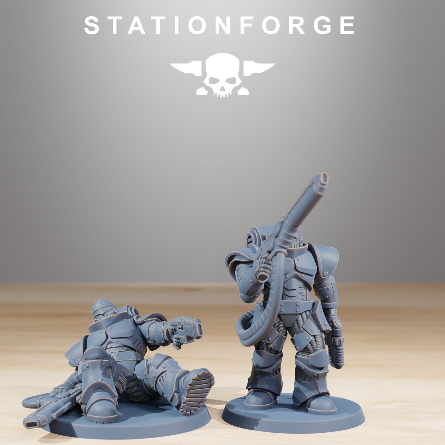 3D Printed Socratis Exterminators by StationForge Miniatures