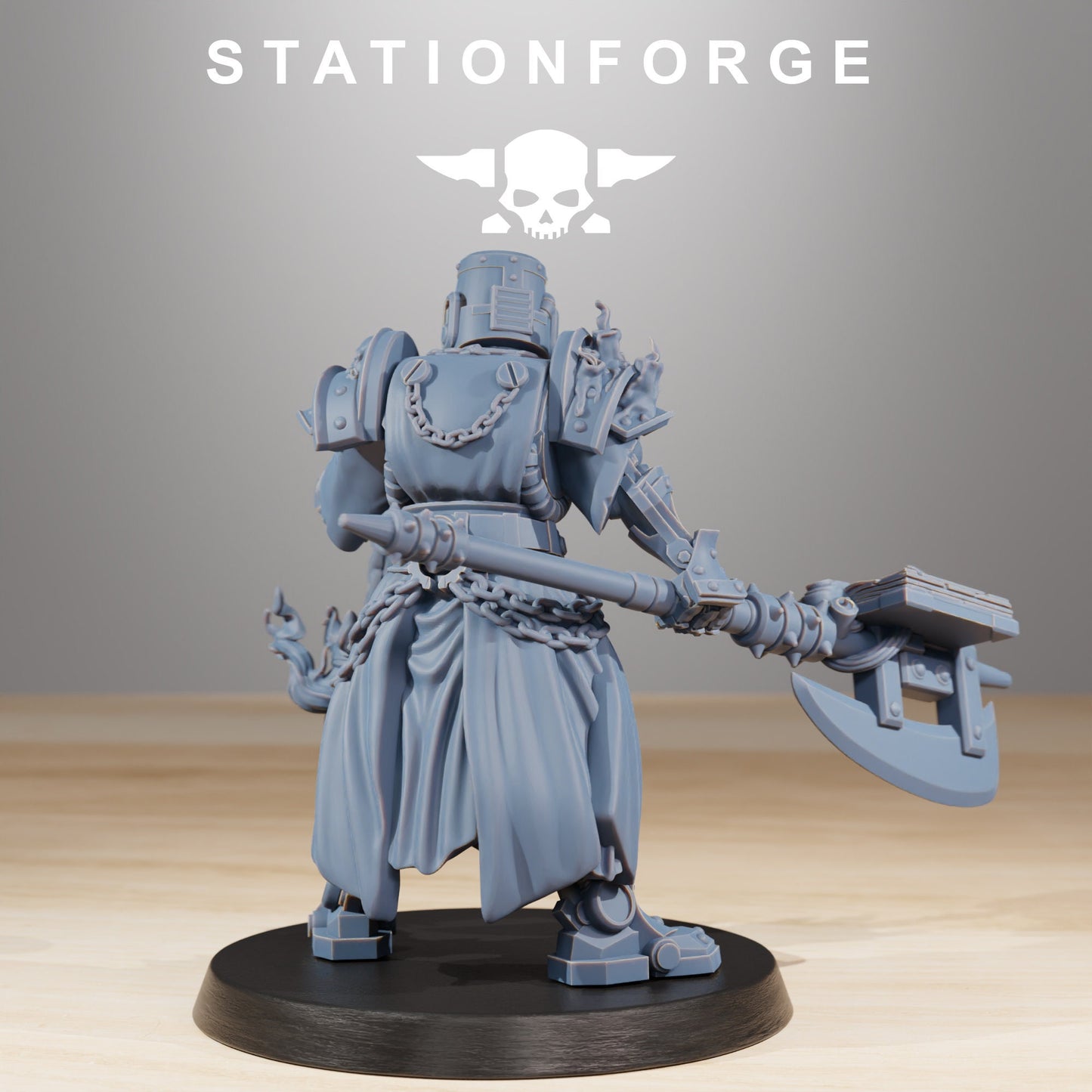 3D Printed Socratis Leader by StationForge Miniatures