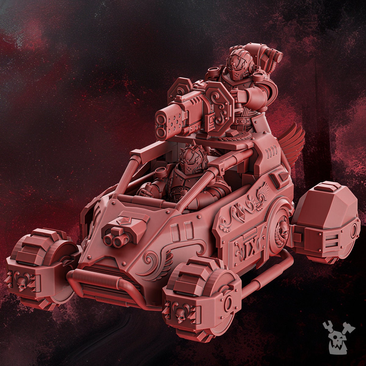 3d Printed Crimson Wings Buggy by DakkaDakka Miniatures