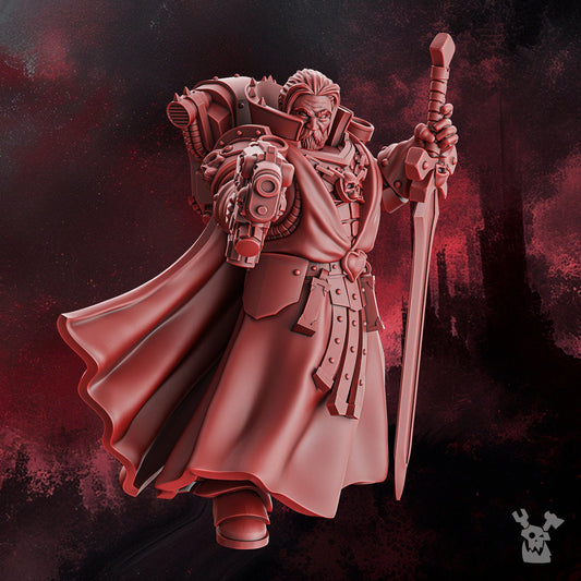 3d Printed Mathias of the Crimson Wings by DakkaDakka Miniatures