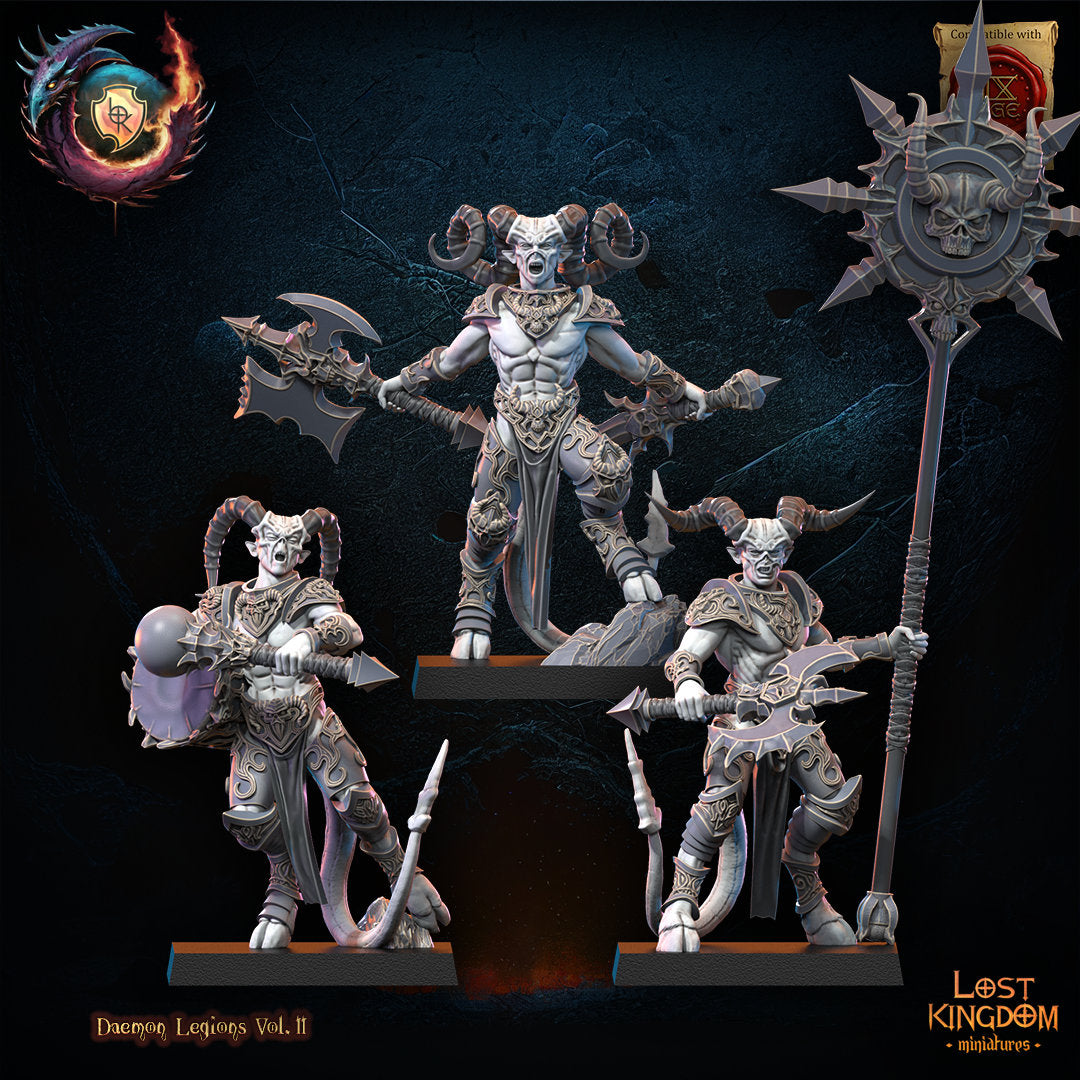 3D Printed Fiendish Command Group by Lost Kingdom Miniatures – Last ...