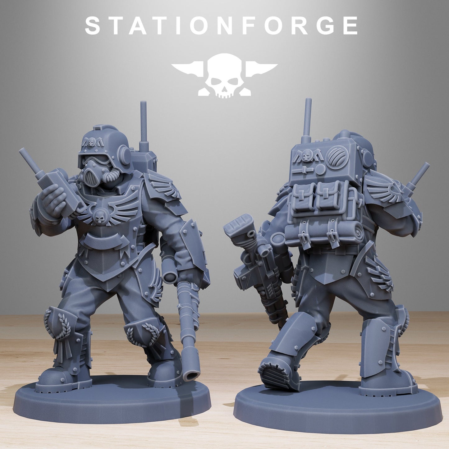 3D Printed GrimGuard Elites by StationForge Miniatures