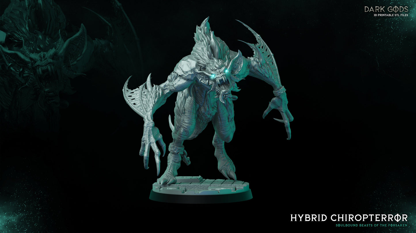 3D Printed Hybrid Chirropterror by Dark Gods Miniatures