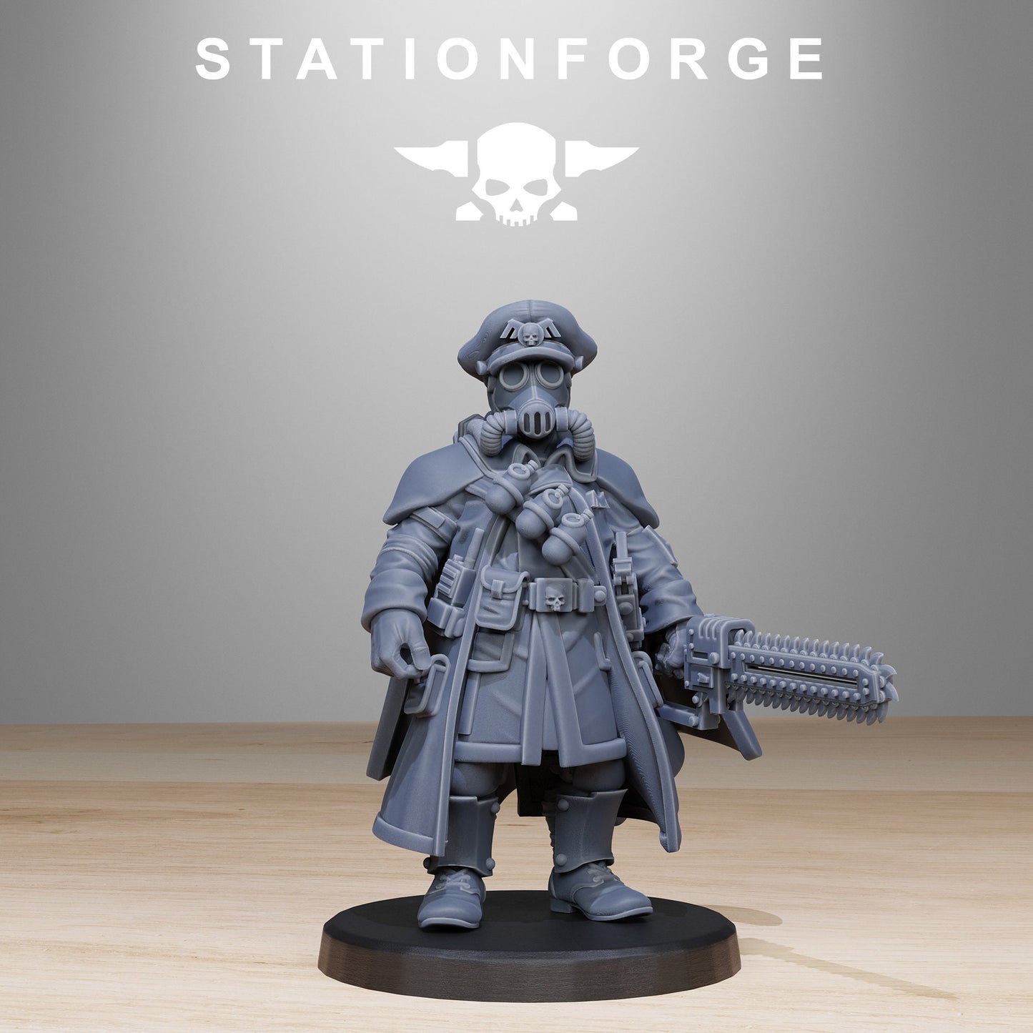 3D Printed Frostwatch Officer by StationForge Miniatures