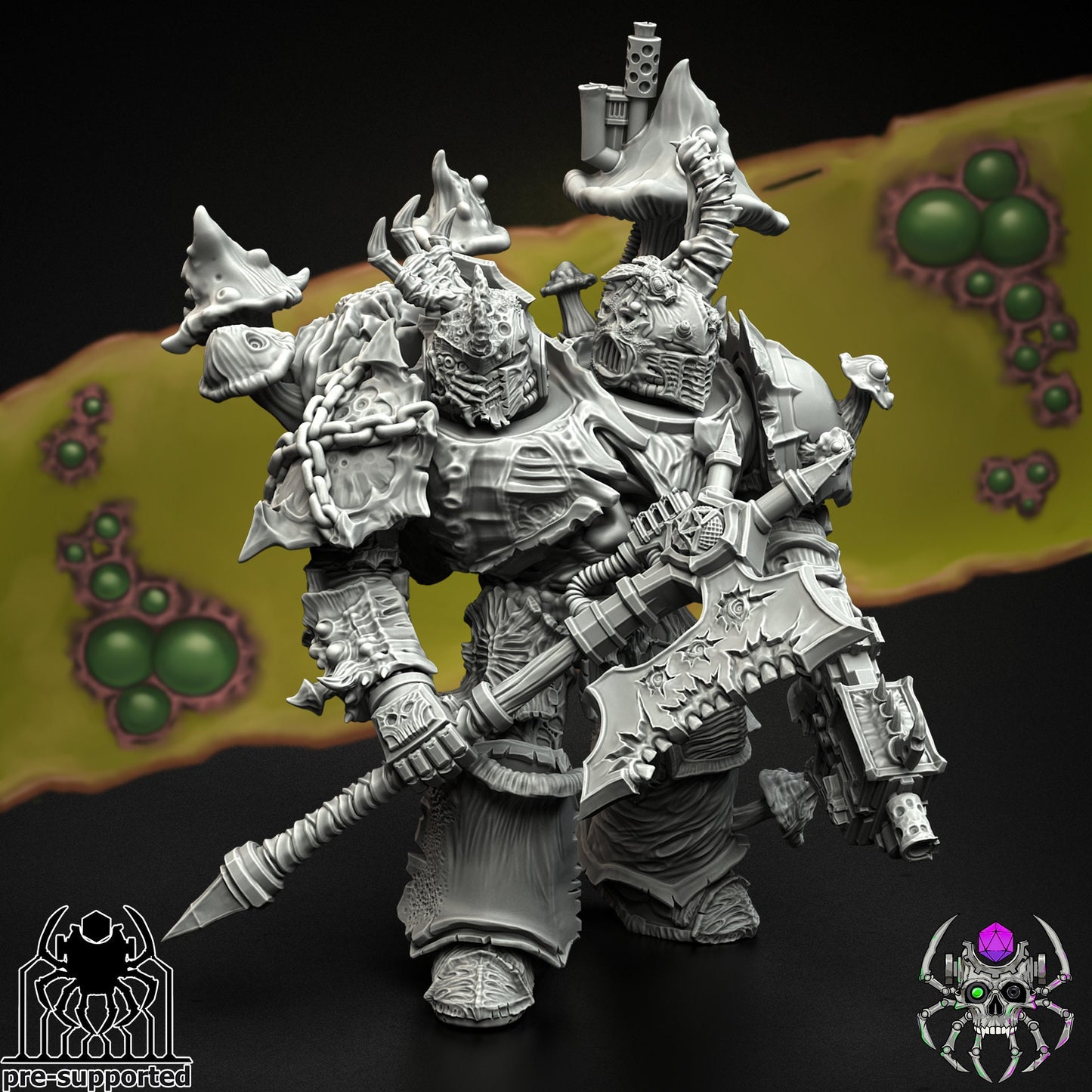 3D Printed Plague Bringer Battle Squad by EightLegsMiniatures