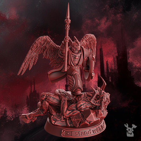 3d Printed Triumphant Angel by DakkaDakka Miniatures