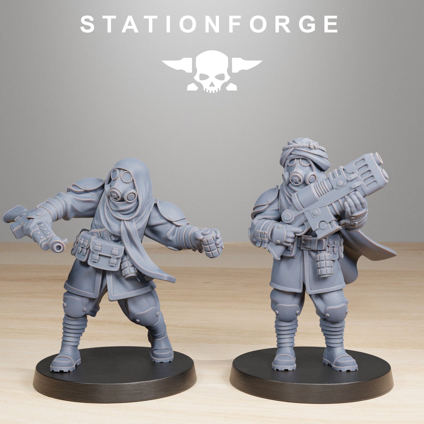 3D Printed GrimGuard Scorchers by StationForge Miniatures