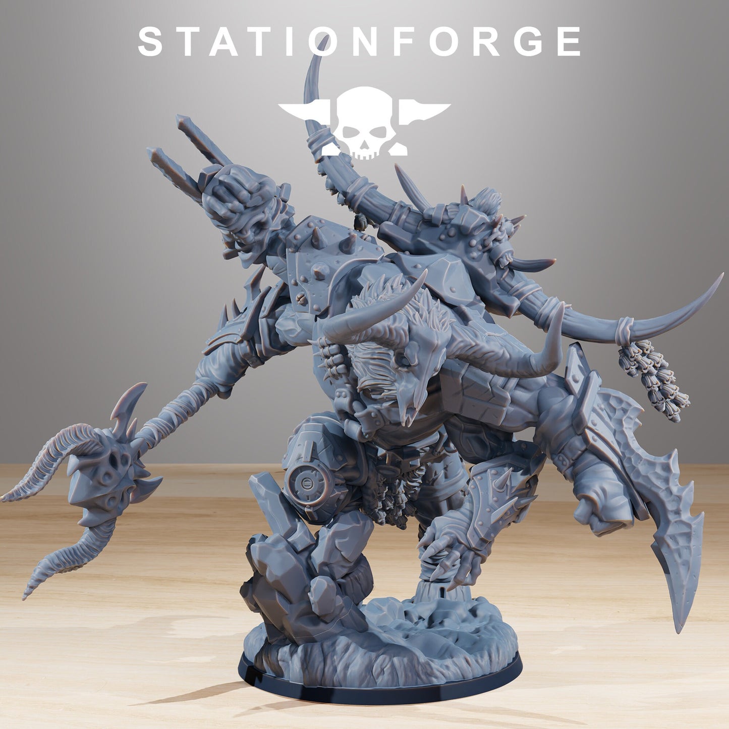 3D Printed Beast Boss by StationForge Miniatures