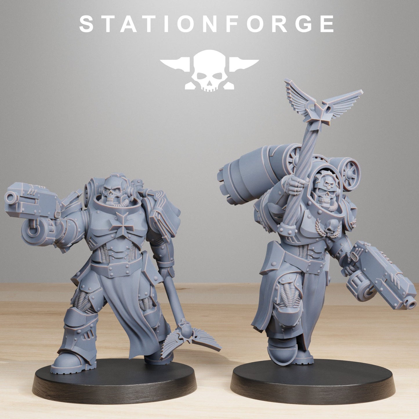 3D Printed Socratis Reverands by StationForge Miniatures