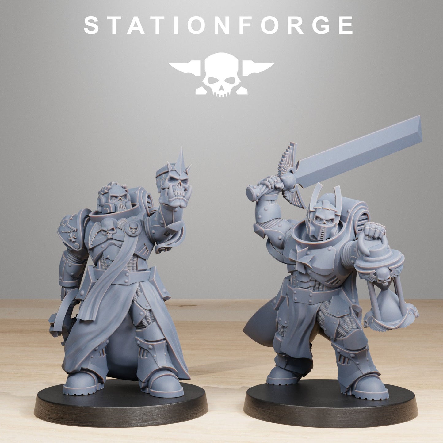 3D Printed Socratis Reverands by StationForge Miniatures