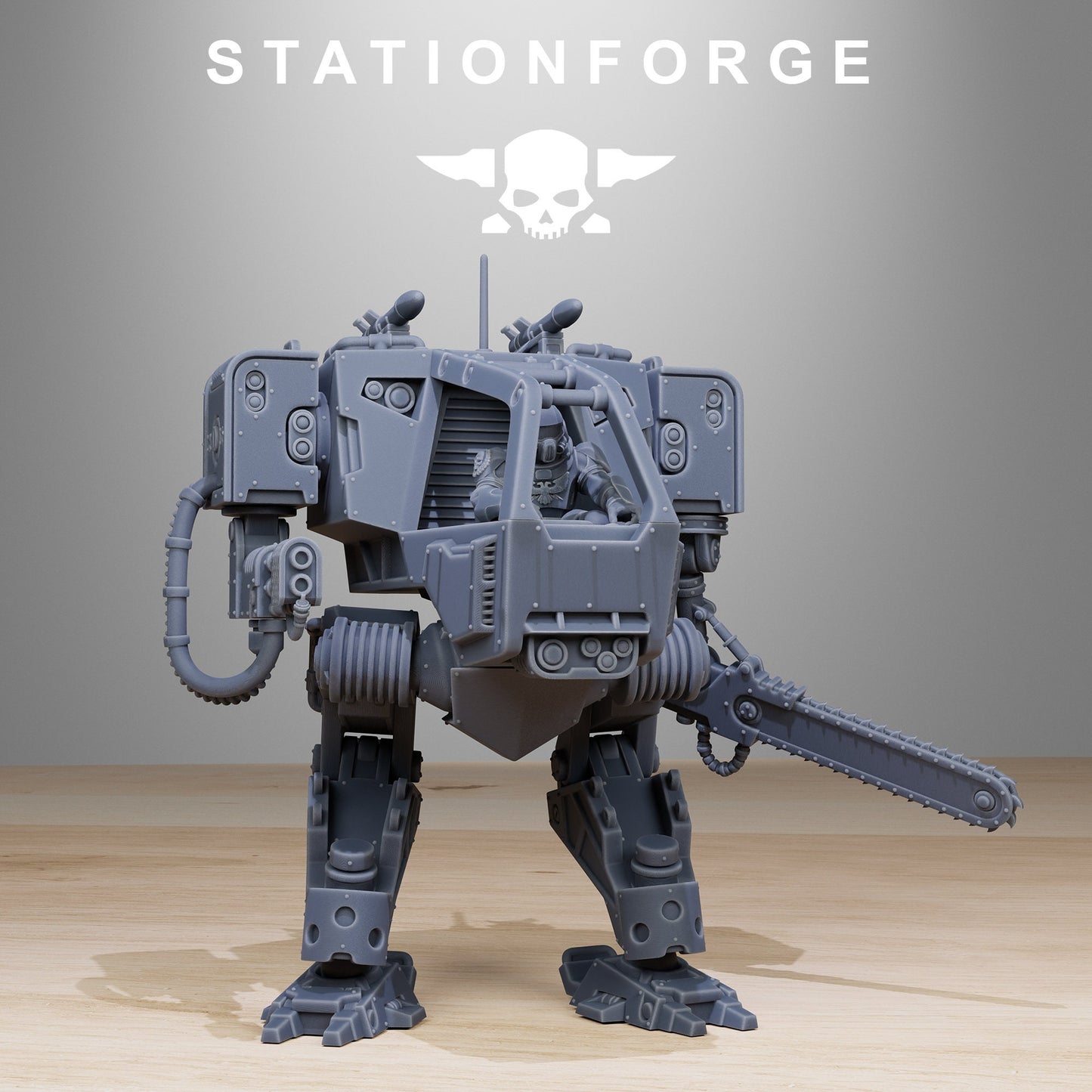 3D Printed Vaskar Walker by StationForge Miniatures