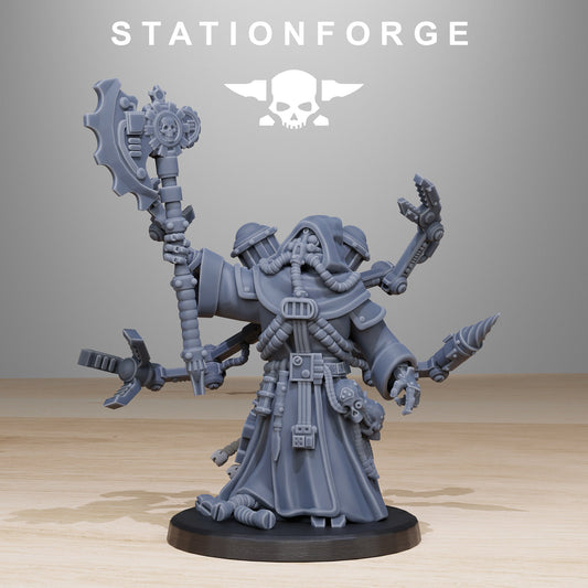 3D Printed Scavenger SynthPriest by StationForge Miniatures