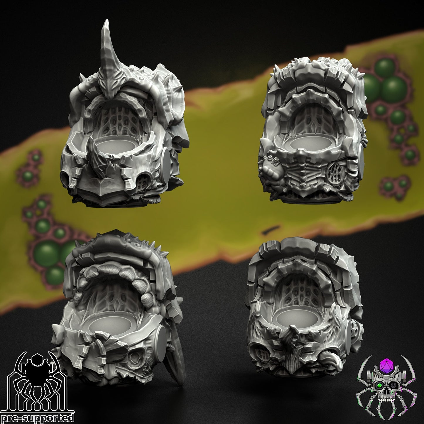 3D Printed Plague Bringers in Heavy Armor by EightLegsMiniatures