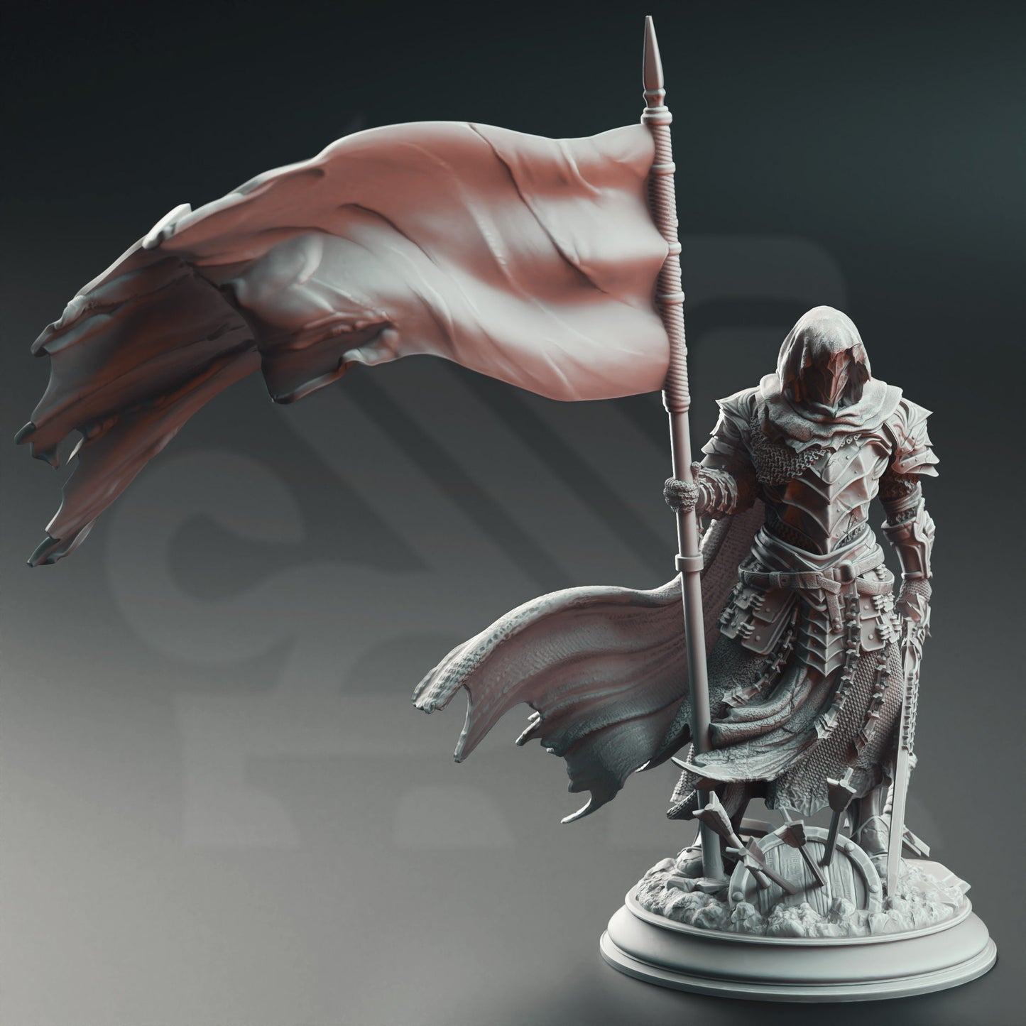 3D Printed Banner Knight by DM Stash