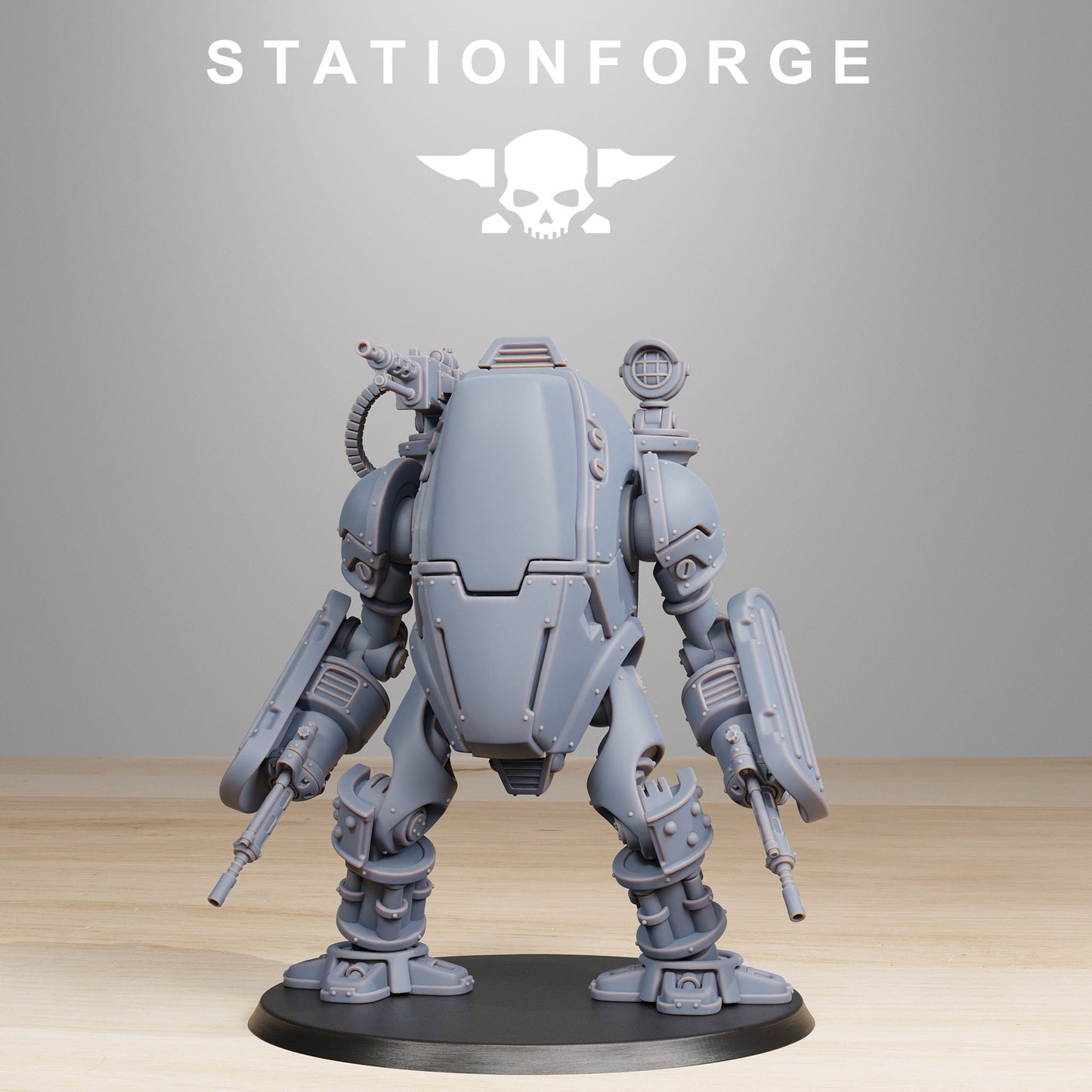 3D Printed Scavenger Clanker by StationForge Miniatures