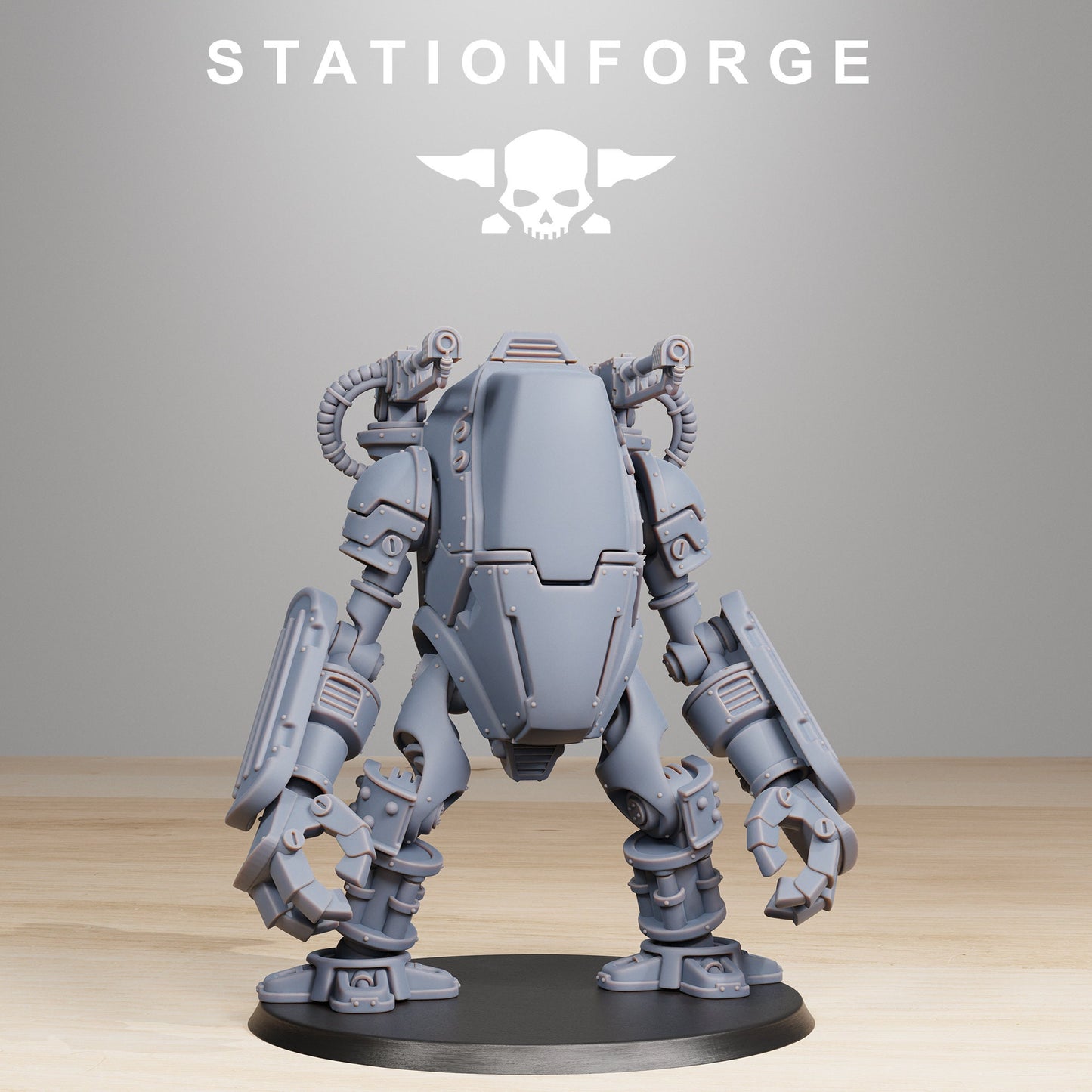 3D Printed Scavenger Clanker by StationForge Miniatures