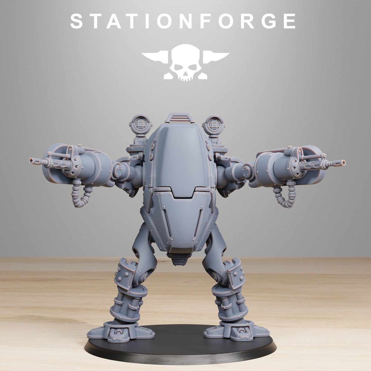 3D Printed Scavenger Clanker by StationForge Miniatures