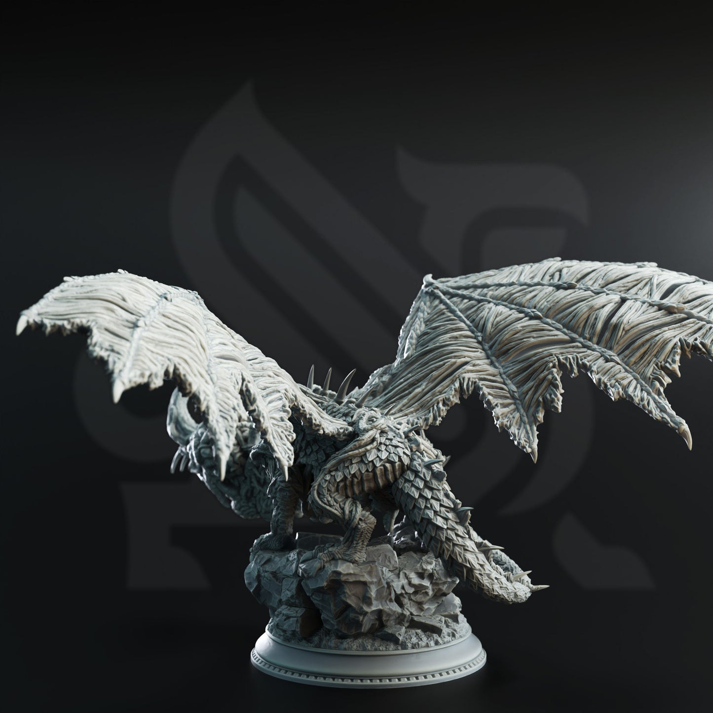 3D Printed Eldritch Flayed Dragon by DM Stash