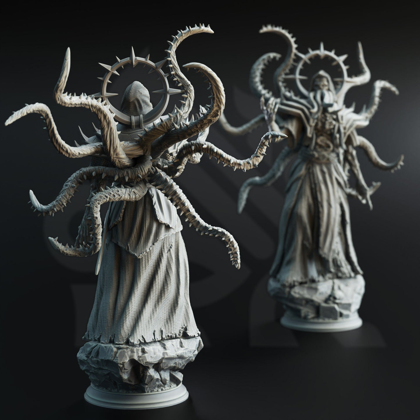 3D Printed Elder Lich Flayer by DM Stash