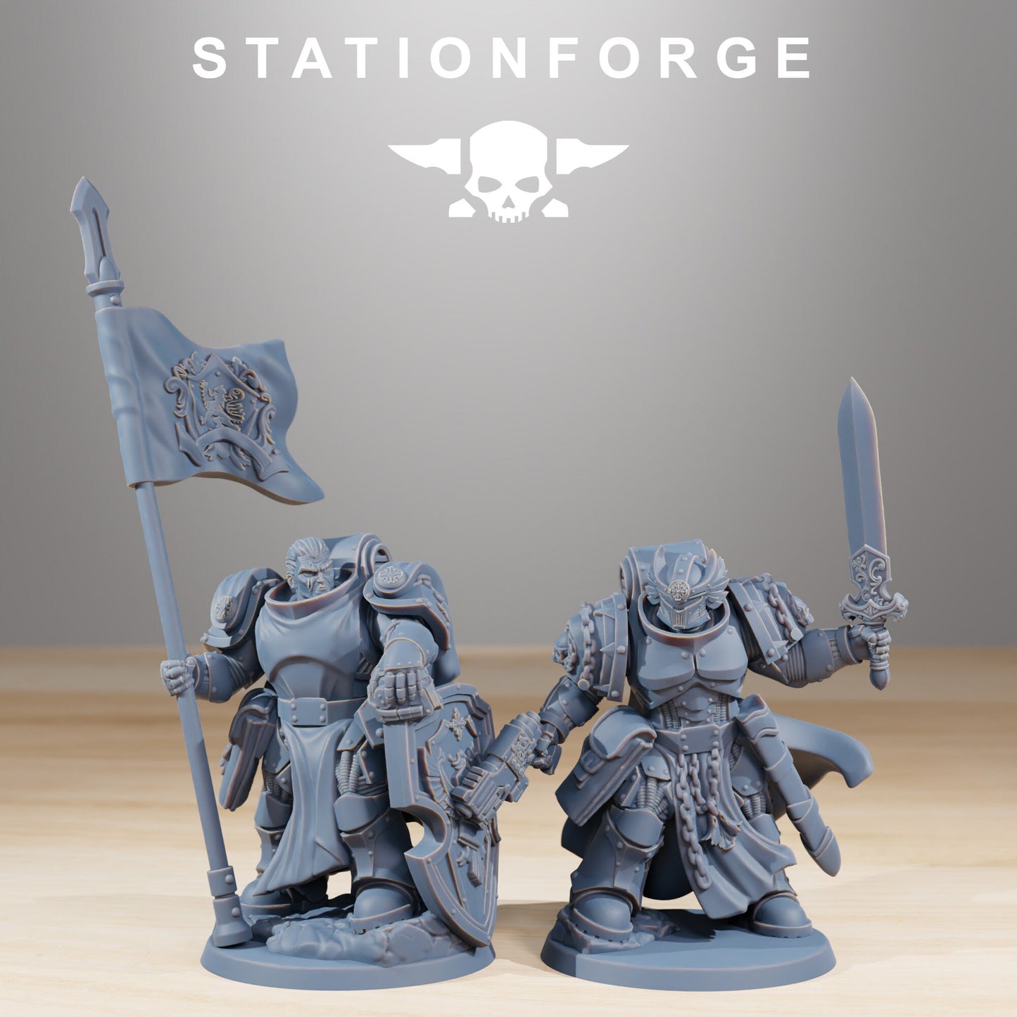 3D Printed Socratis Reinforcers by StationForge Miniatures