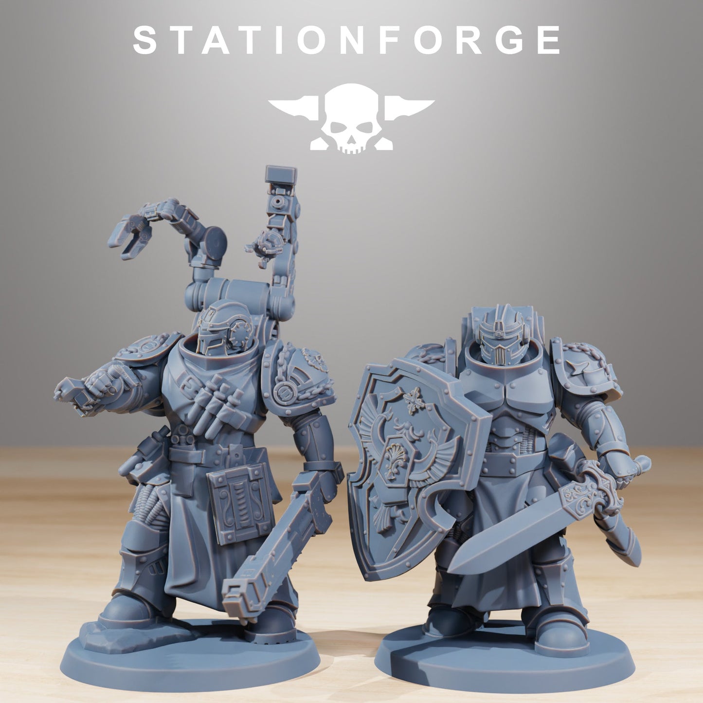 3D Printed Socratis Reinforcers by StationForge Miniatures