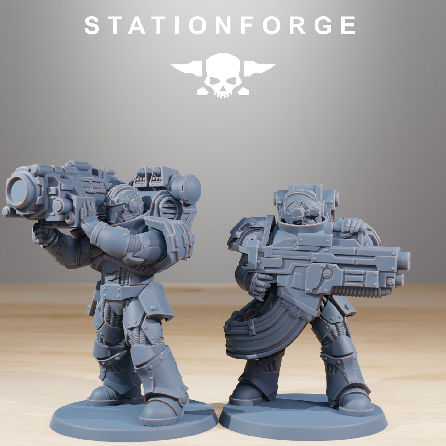 3D Printed Socratis Reinforcers by StationForge Miniatures