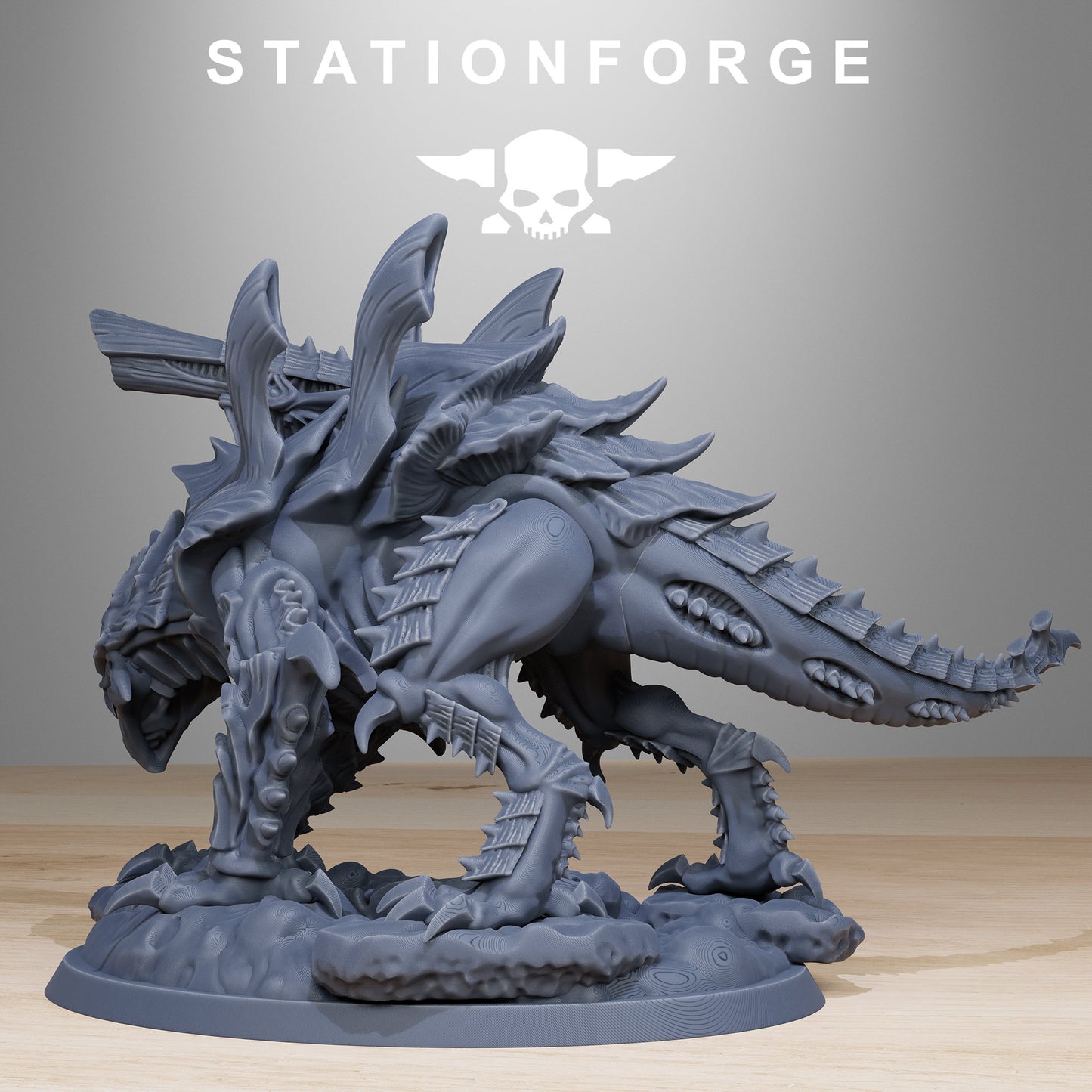 3D Printed Xenarid Predator by StationForge Miniatures