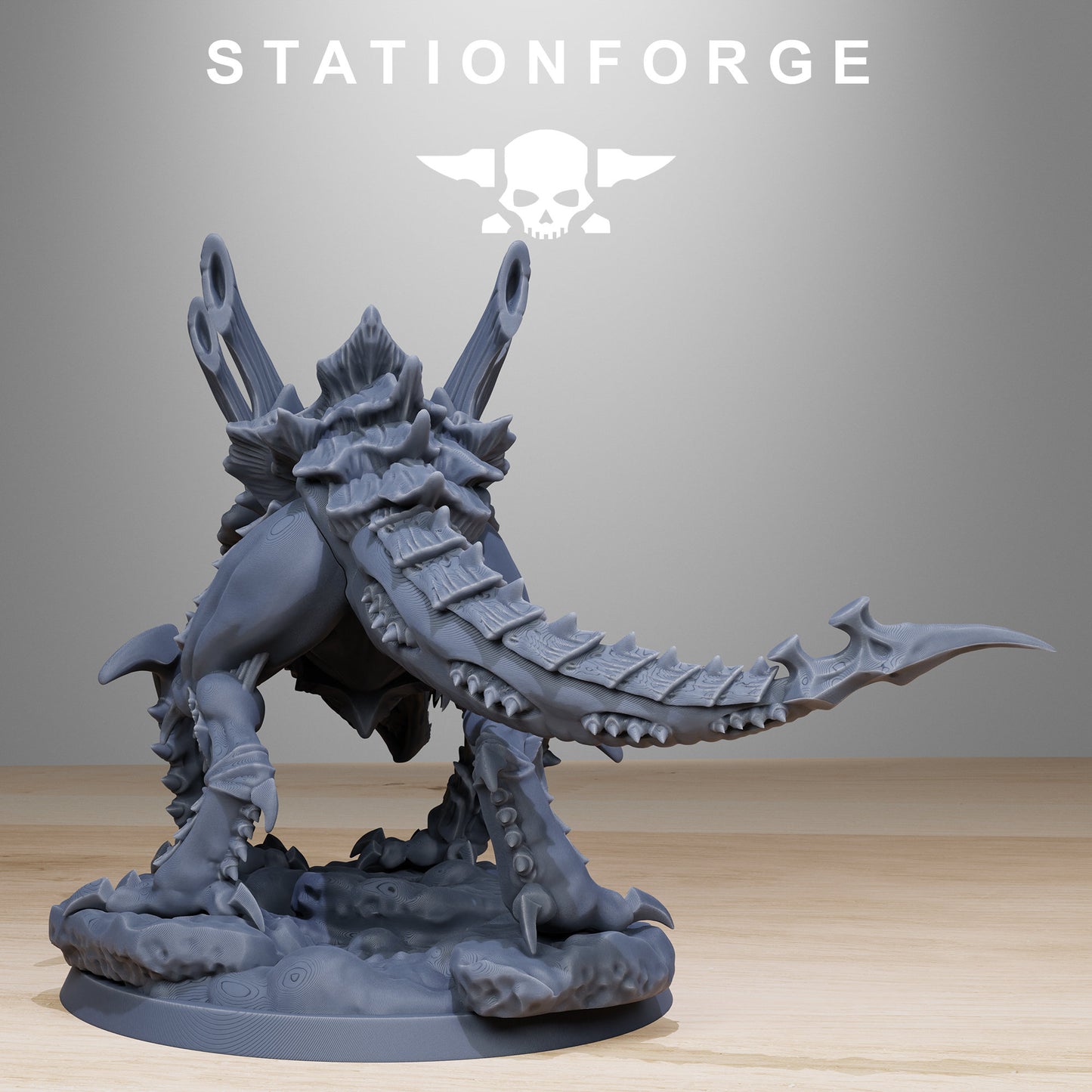 3D Printed Xenarid Predator by StationForge Miniatures