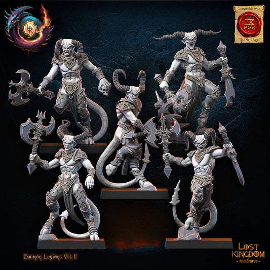 3D Printed Fiend Battle Troupe by Lost Kingdom Miniatures