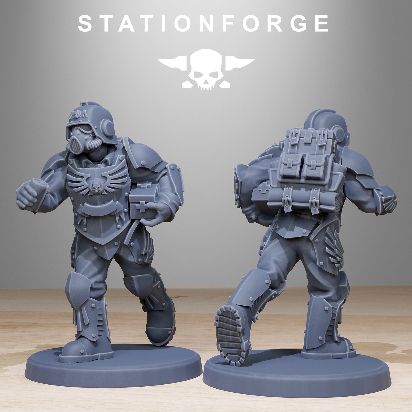 3D Printed GrimGuard Elites by StationForge Miniatures