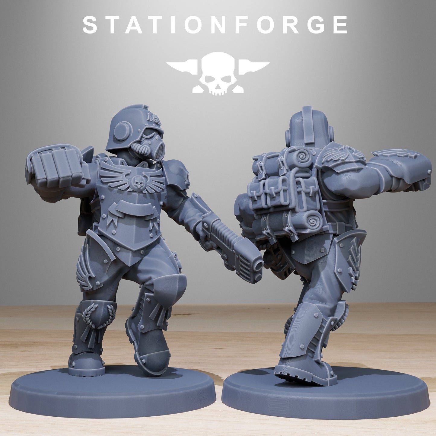 3D Printed GrimGuard Elites by StationForge Miniatures