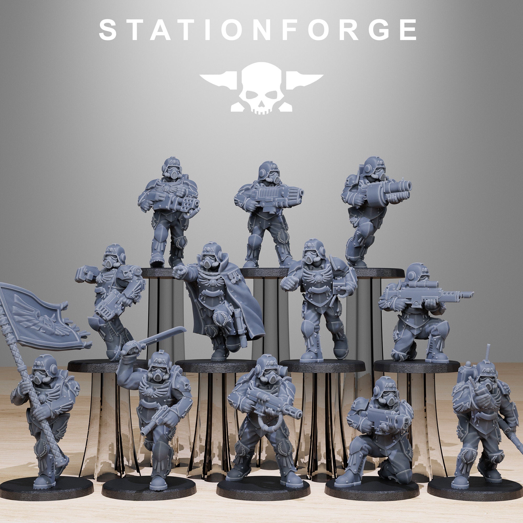 3D Printed GrimGuard Elites by StationForge Miniatures – Last Hope ...