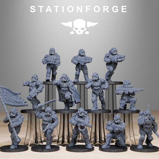 3D Printed GrimGuard Elites by StationForge Miniatures