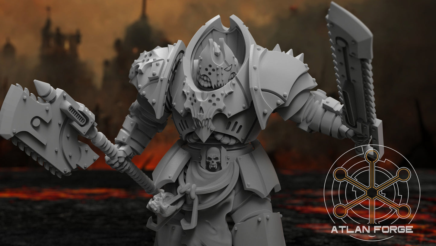 3d Printed Vampire Knight Heavy Destroyers x5 by Atlan Forge Miniatures