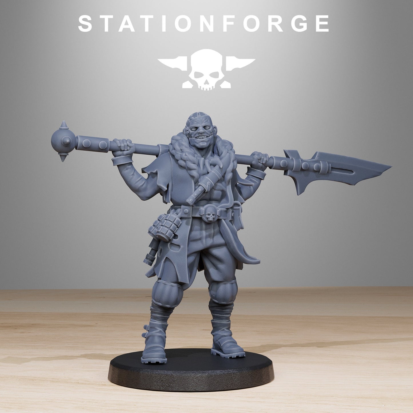 3D Printed GrimCorp Mercenaries by StationForge Miniatures