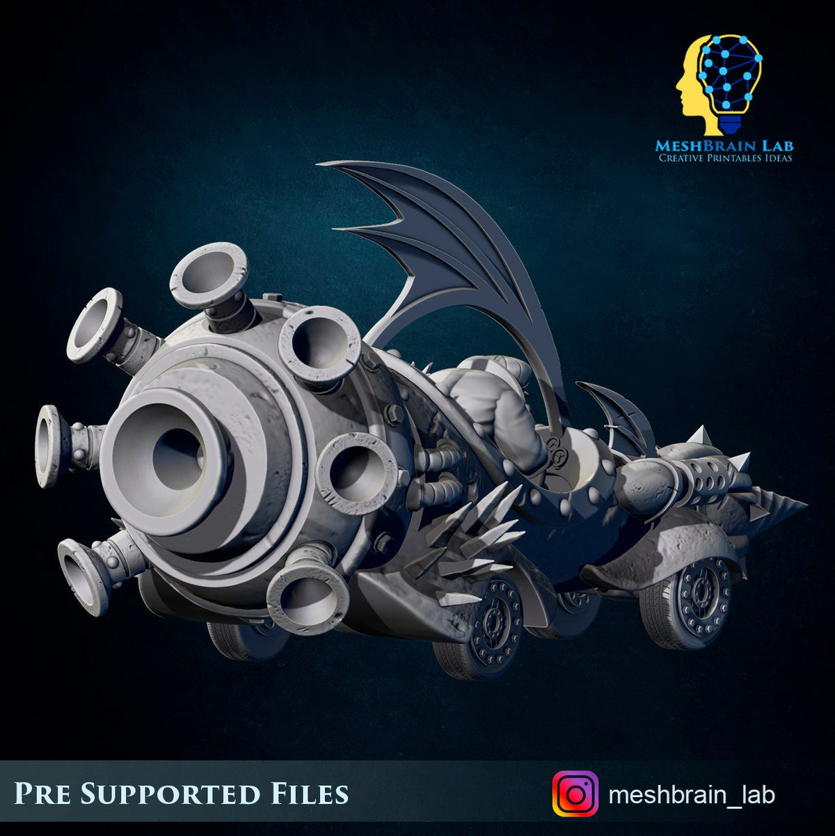 Meshbrain Lab 3d Printed Evil Machine RaceOrk Car by Meshbrain Labs – Last Hope ...