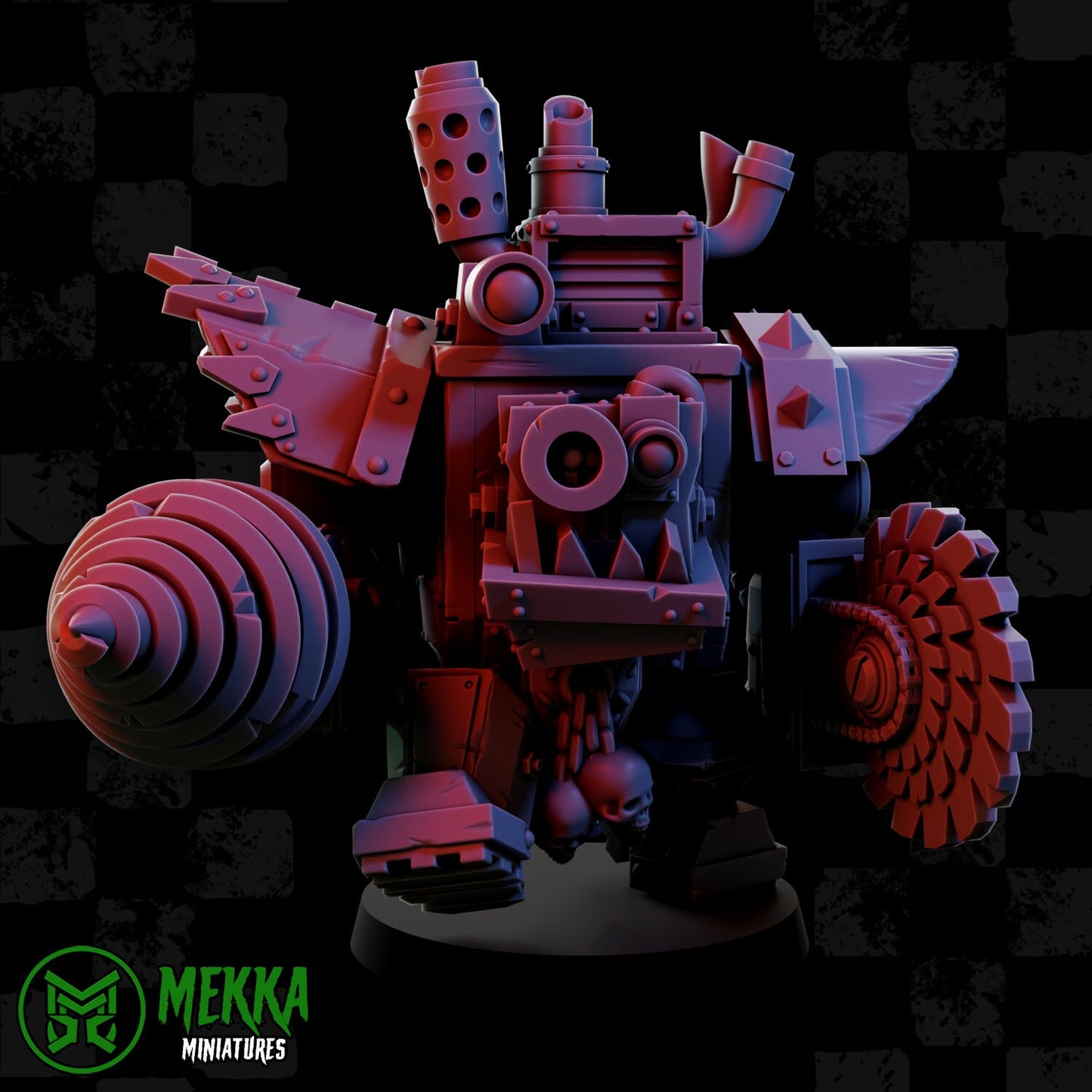 3d Printed Super Mega Armored Ork by Mekka Miniatures