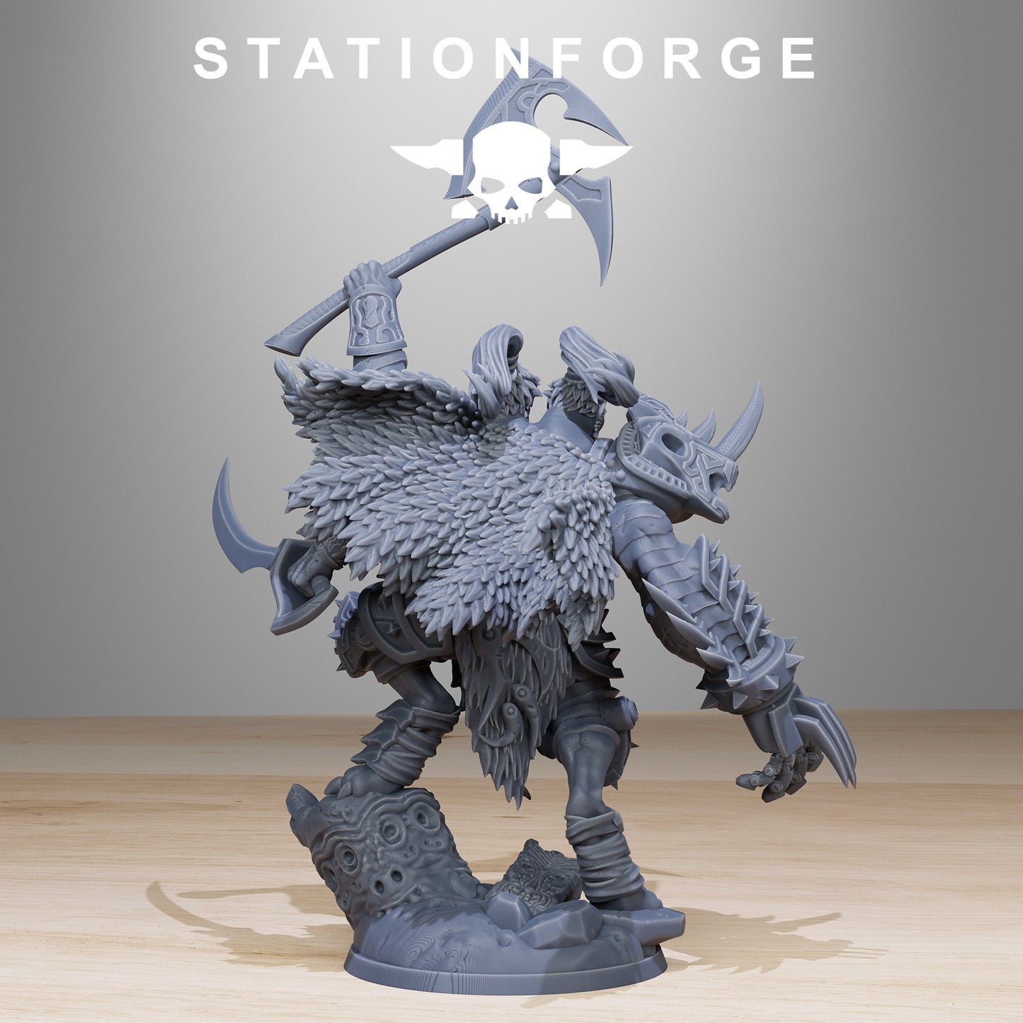 3D Printed Corrupted Gladiator by StationForge Miniatures