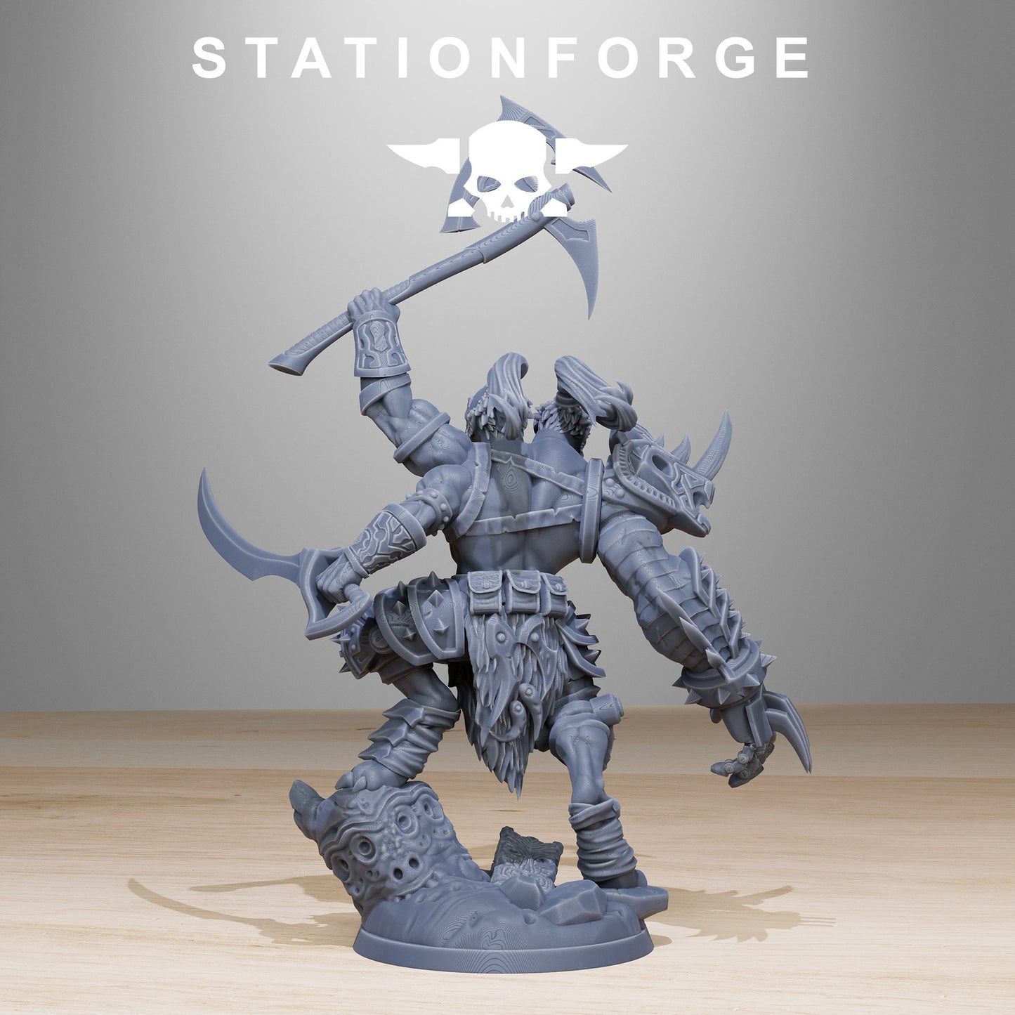 3D Printed Corrupted Gladiator by StationForge Miniatures