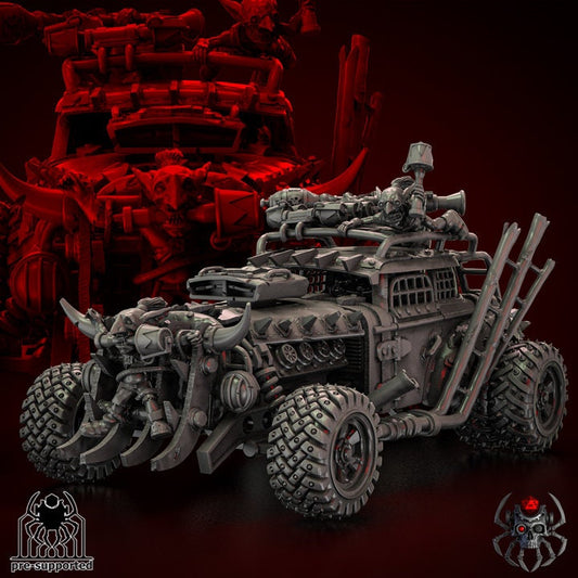 3D Printed Ork Hottruck by Eightlegs Miniatures