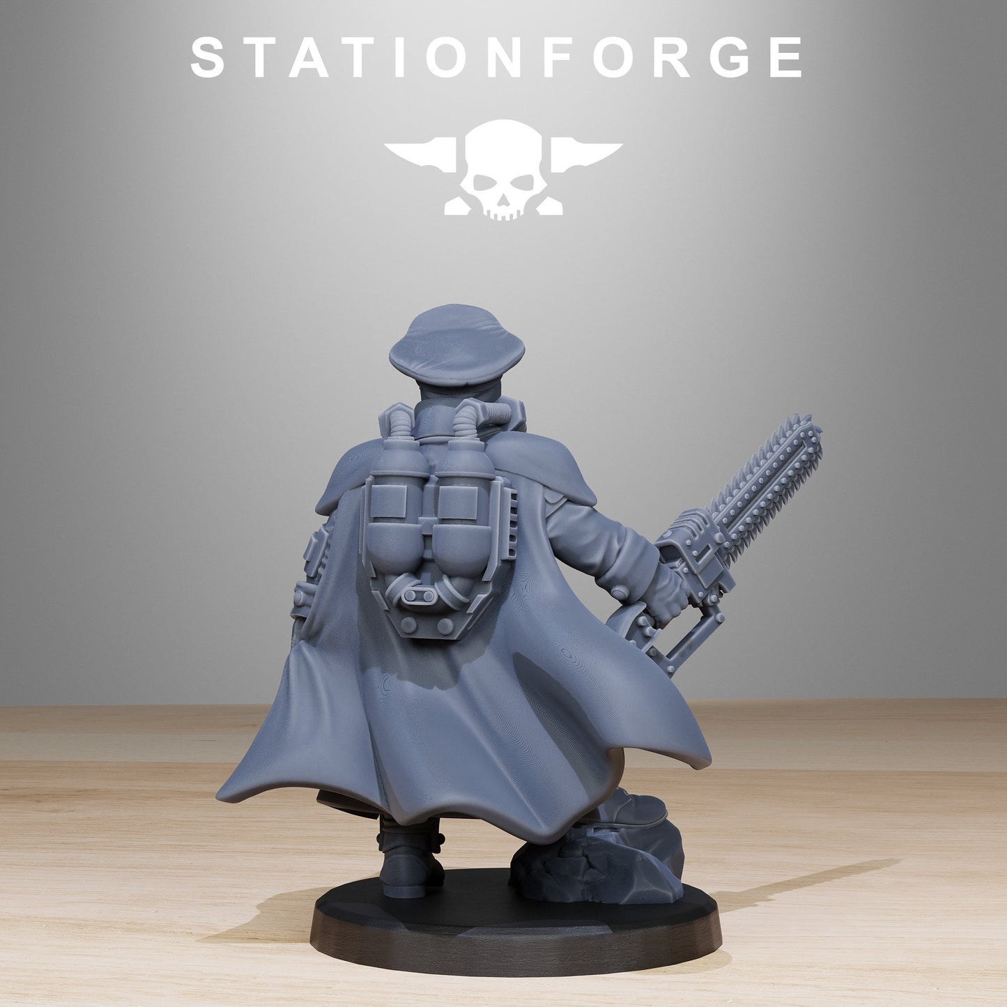 3D Printed Frostwatch Officer by StationForge Miniatures