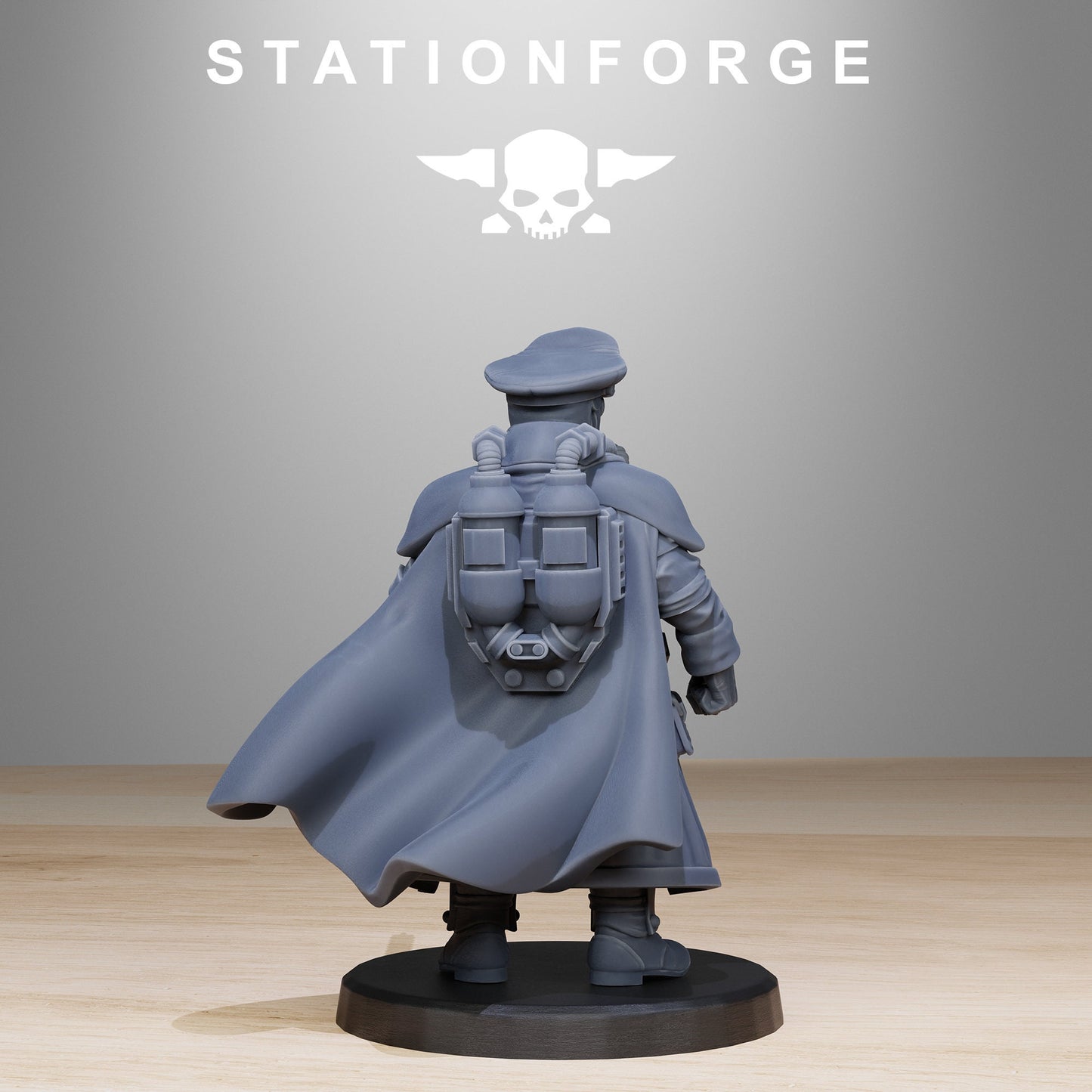 3D Printed Frostwatch Officer by StationForge Miniatures