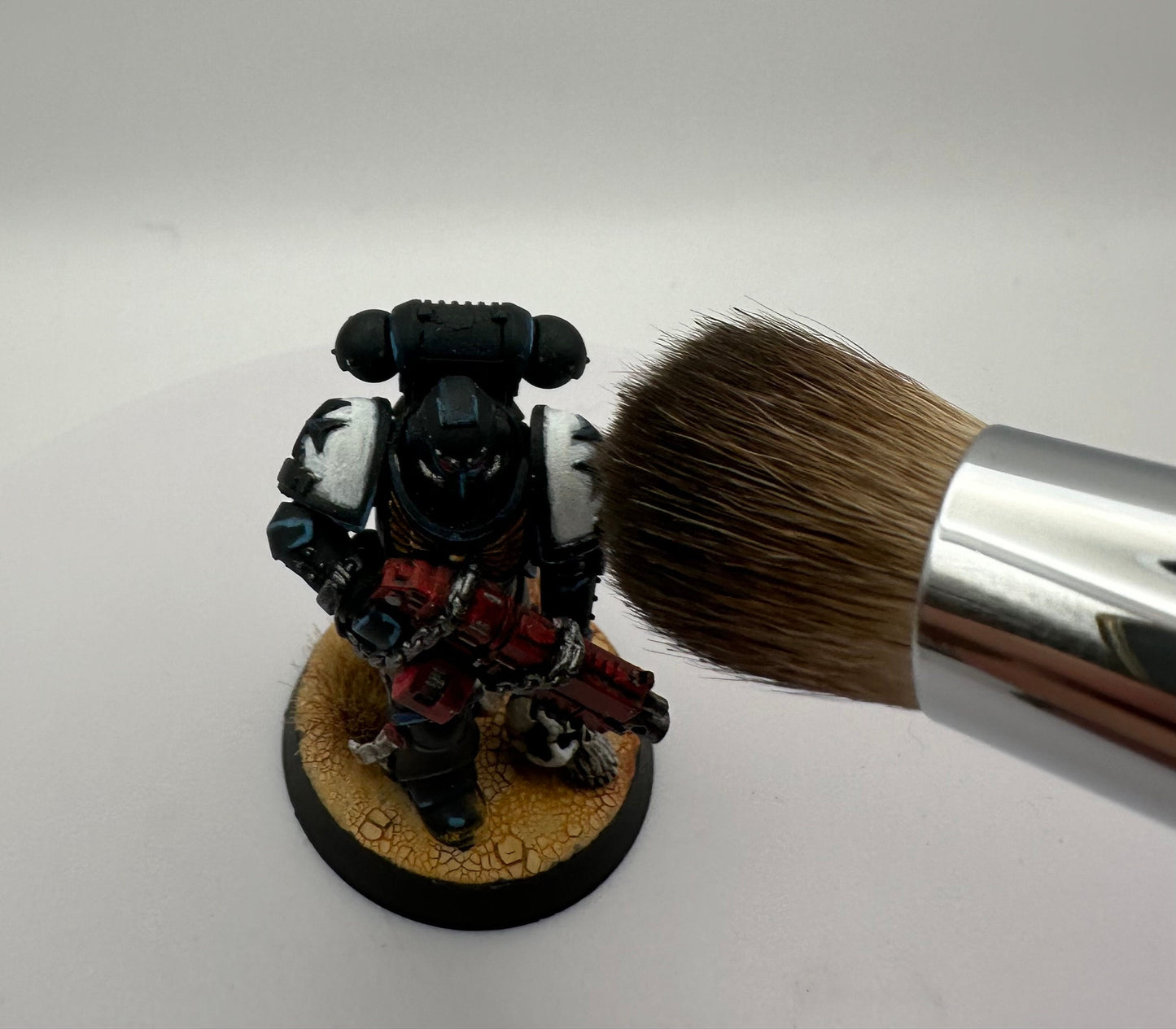 Miniature Painting Large Drybrush