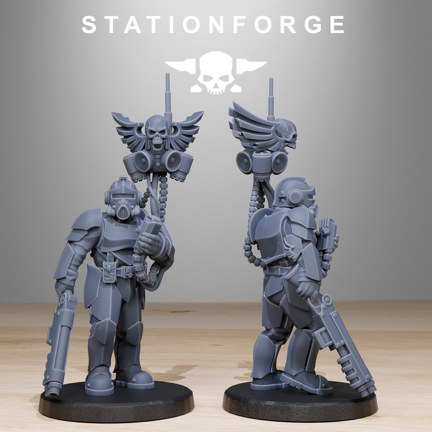 3D Printed GrimGuard Enforcers by StationForge Miniatures