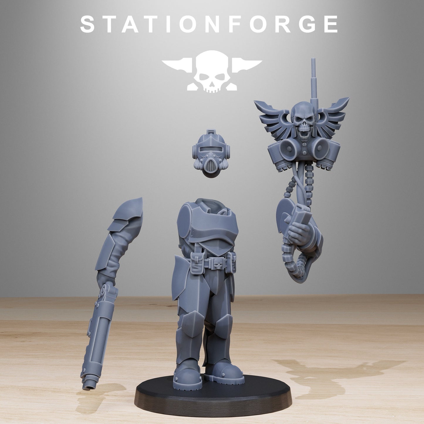 3D Printed GrimGuard Enforcers by StationForge Miniatures