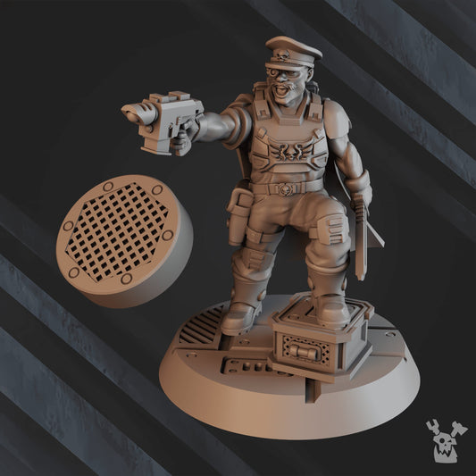 3d Printed Tank Commander George "Whizbang" Dillon by DakkaDakka Miniatures