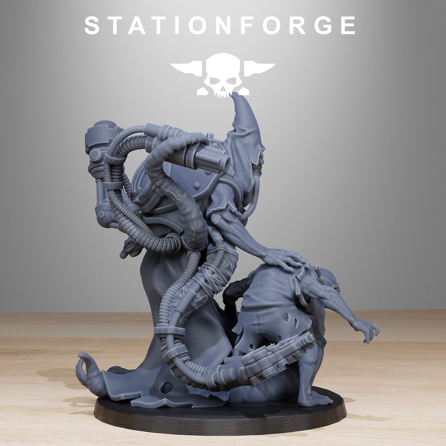 3D Printed Scavenger Lotharius by StationForge Miniatures