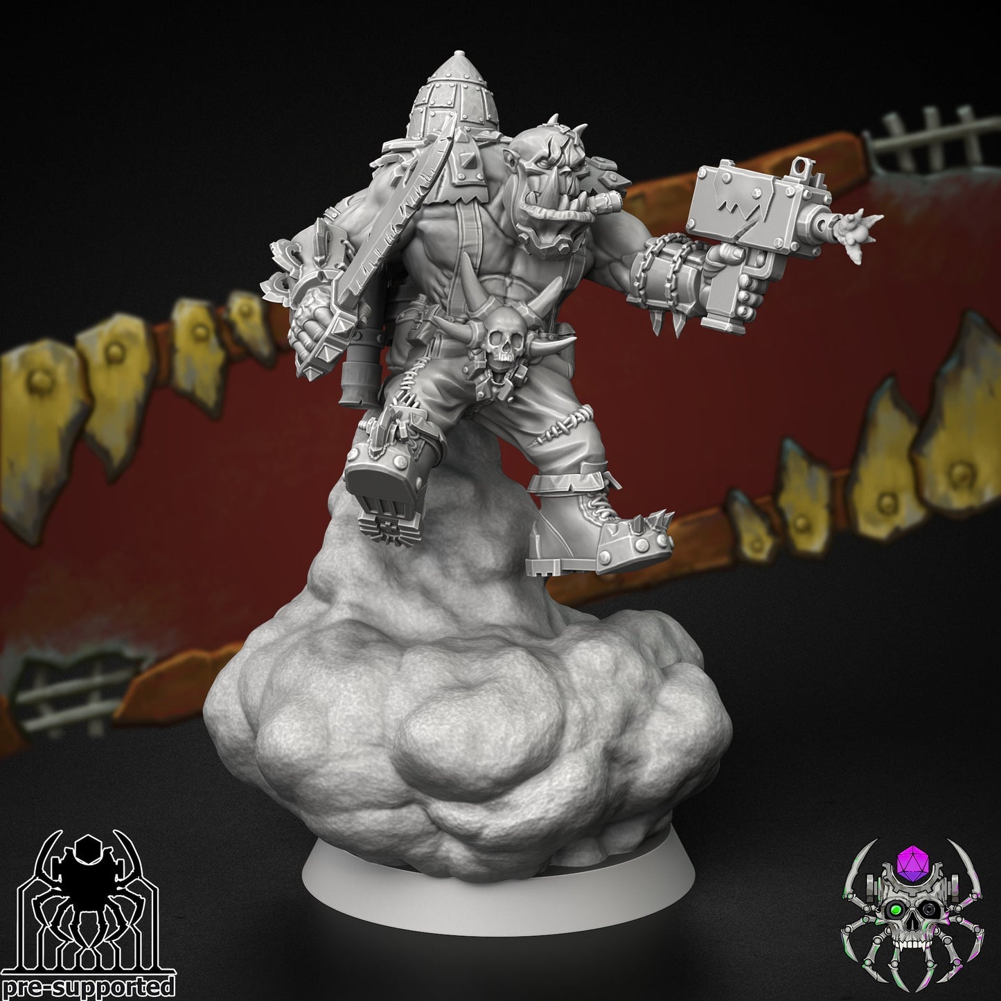 3d Printed Ork Wasteland Vultures by Meshbrain Labs Miniatures