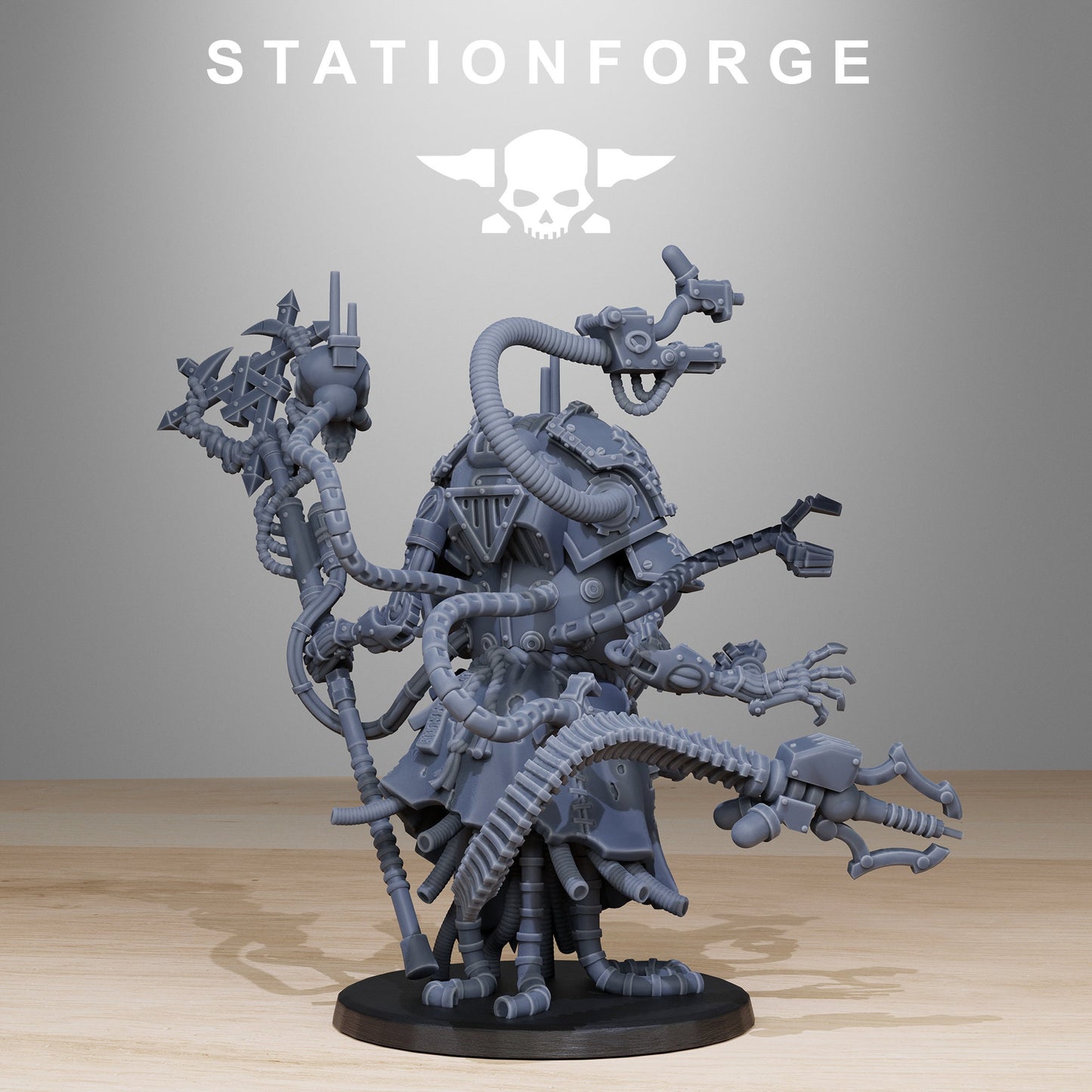 3D Printed Raticus Priest by StationForge Miniatures